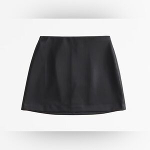 Black Scarlett Vegan Leather Mini Skort NWOT
